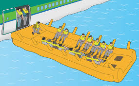 life raft( قایق نجات هواپیما)